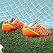 DREAM PAIRS Boys Girls Soccer Cleats Youth Firm Groud Athletic Outdoor Trainning Football Shoes for Little/Big Kid,Size 2 Little Kid,Orange/Dark/Grey/Yellow,HZ19003K