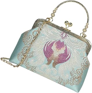 Bolsa Mensageiro De Ombro Bolsa Feminina Bolsa De Mão De Noite Bolsa De Mão Crossbody Bolsa De Mão De Flor Bolsa De Mão De Noite Bolsa Tote Bolsa De Ombro Retro Bolsa De Corrente