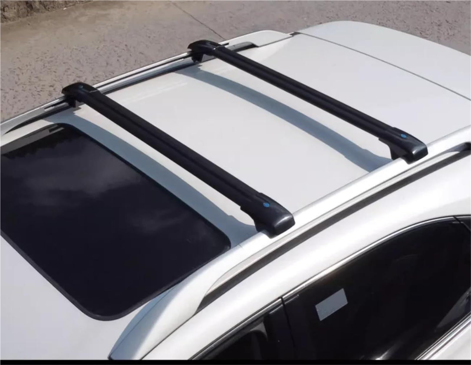 Portapacchi Auto Per BYD Per SHARK 6 2024 2025 Barre Trasversali Portapacchi Con Serratura In Lega Di Alluminio(Argento)