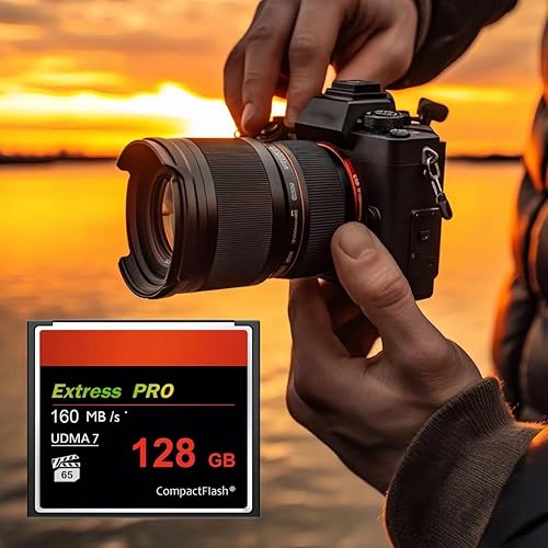 Miniatura 7 de Tarjeta CompactFlash de 128 GB, velocidad UDMA hasta 160 MBs, tarjeta de memoria original de la cámara CF