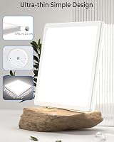 Peasur LED Mennyezeti Lámpa Mozgásérzékelővel 20W 5000K Fehér Négyzet Alakú Modern Beltéri Világítás Lépcsőház Folyosó Garázs 5