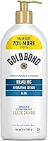 Gold Bond Healing Hydrating Lotion with Aloe: 24-Hour Dry Skin Moisturizer, 7 Moisturizers & Vitamins, Nongreasy 24 oz Value Size