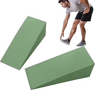 EVA Yoga Ramp Block, Yoga Wedge Block, Foam Incline Slant Board, Footrest Yoga Cushion for Exercise, Adjustable Incline Board Squats, Calf Stretching, Knee Support