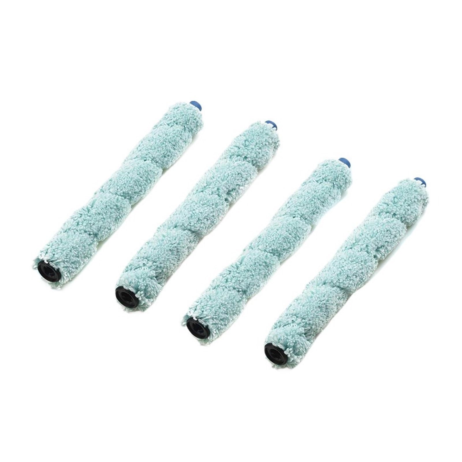 ASUIU Roller Brushes,Compatible For ILIFE,W400 W450 W455 Floor Washing Robot Vacuum Cleaner Soft Roller Brush Home Cleaning Spare Parts(4PCS)