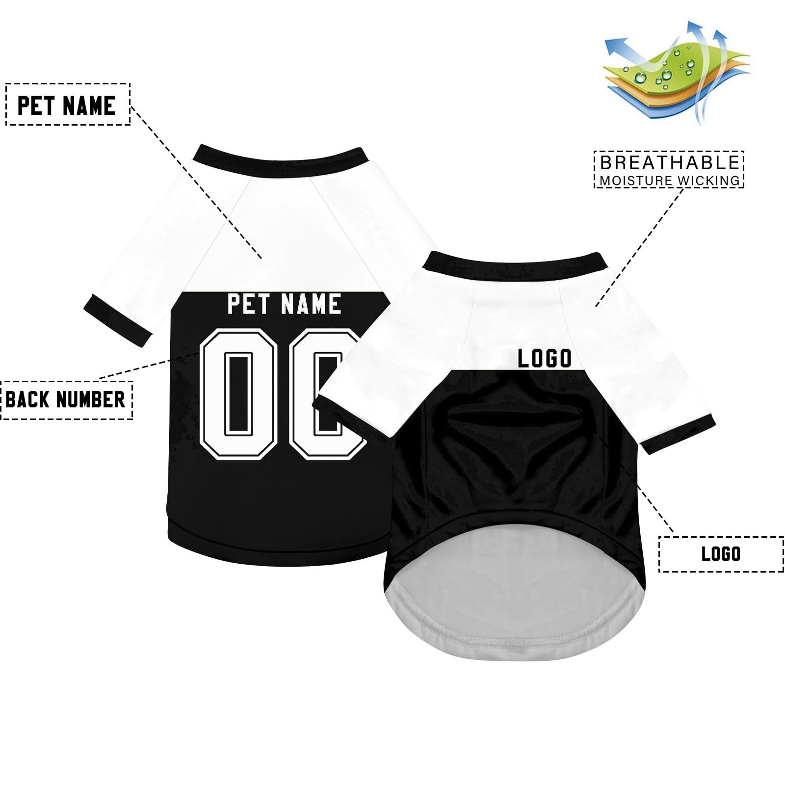 Benutzerdefinierte Hund Soccer Shirt Personalisierte Name Nummer Logo Geschenke für Haustiere Hunde Katzen Shirts Welpen Kätzchen Individuelle Pet Jersey Haustiere Fußball Trikot Hundehemd