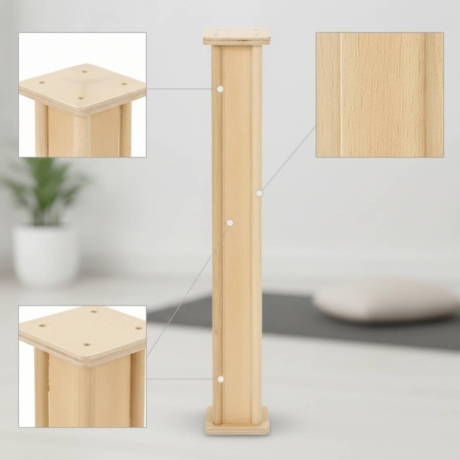 Gralara Bastone Della Pioggia da 63 Cm Bastone Della Pioggia con Custodia Rilassante Rainstick per Musicisti, Meditazione, Pratica di, Con Borsa