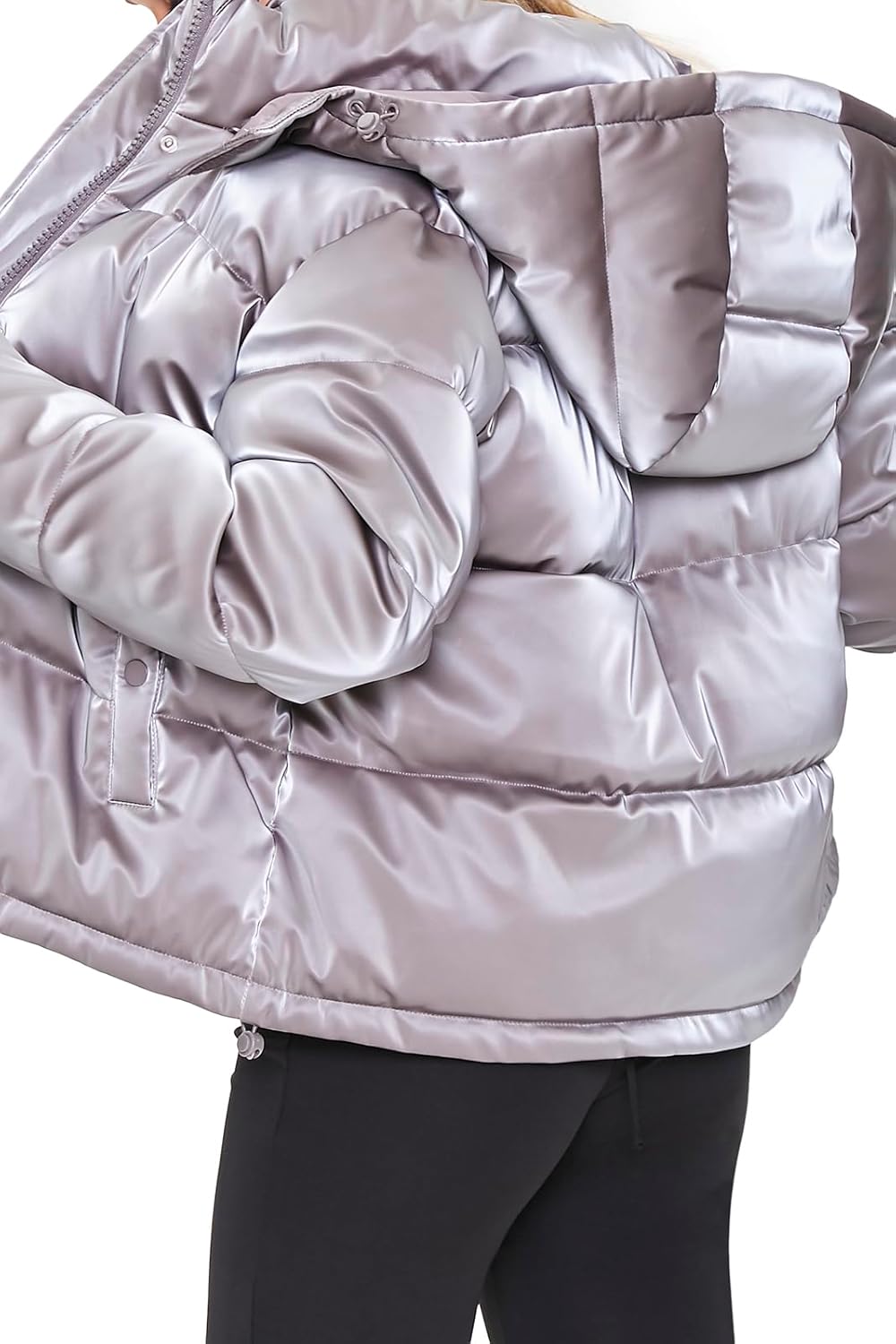 Forever 21 womens Quilted Puffer Jacket - Image 2