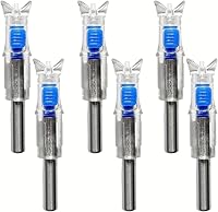 Vista 2 de Cercas iluminadas para flechas, 6 unidades, con LED de tiro con arco con diámetro interior de 0.204 pulgadas/0.205 in