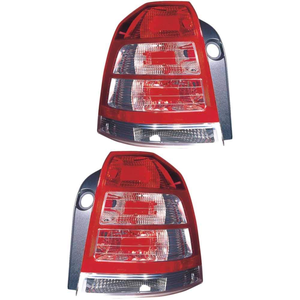 Diederichs Fanali posteriori sinistro e destro rossi P21W PY21W per Zafira B A05