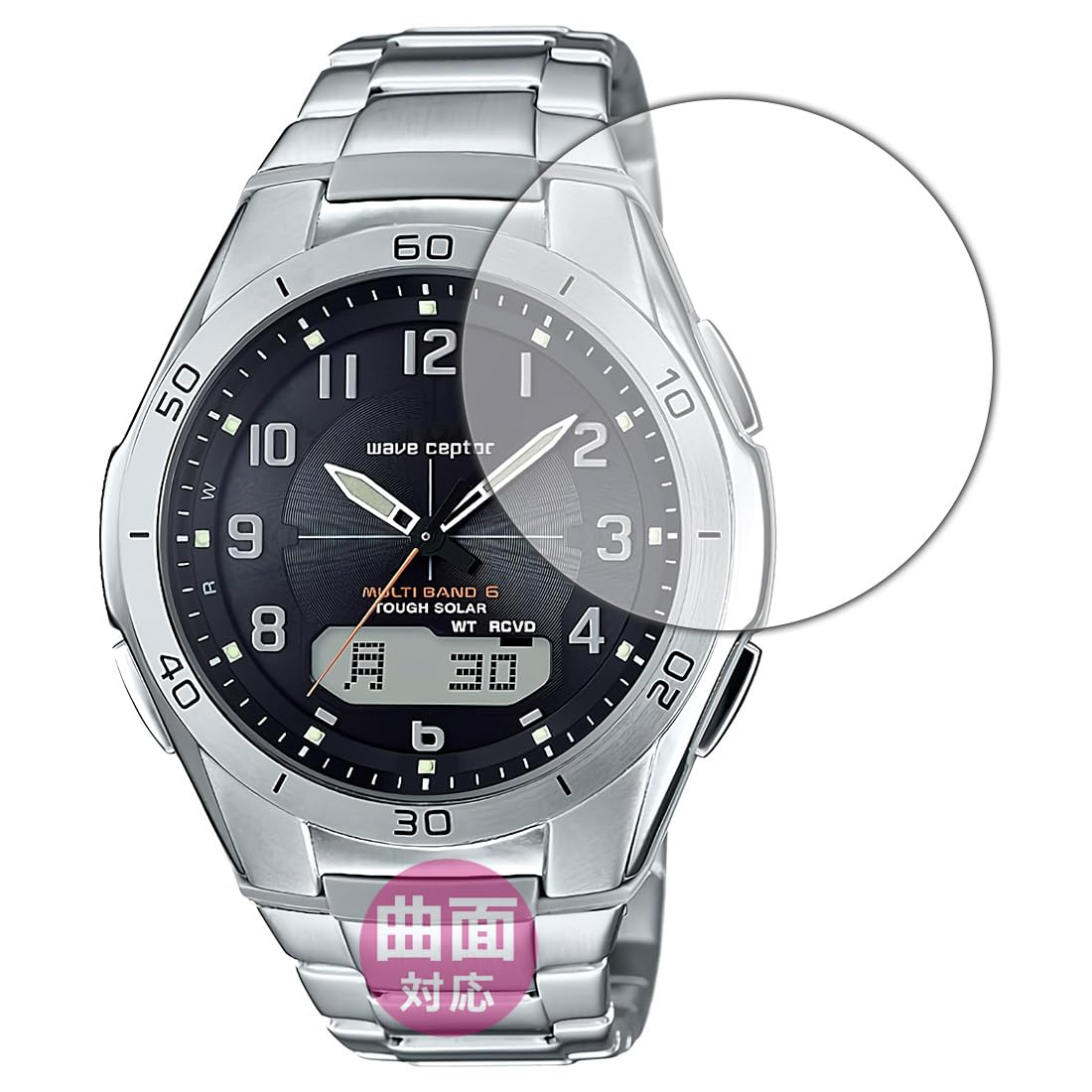 PDA工房 wave ceptor WVA-M640 対応 Flexible Shield[光沢] 保護 フィルム 曲面対応 日本製