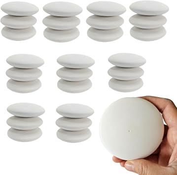 Blank Round Mandala Stones for DIY Painting - Smooth Surface - Creative Art Supplies 3 inch diameter 3 inch 28 pack