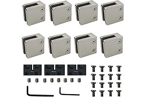 8-12mm Lesolar Stainless Steel Glass Mounting Brackets for Balconies