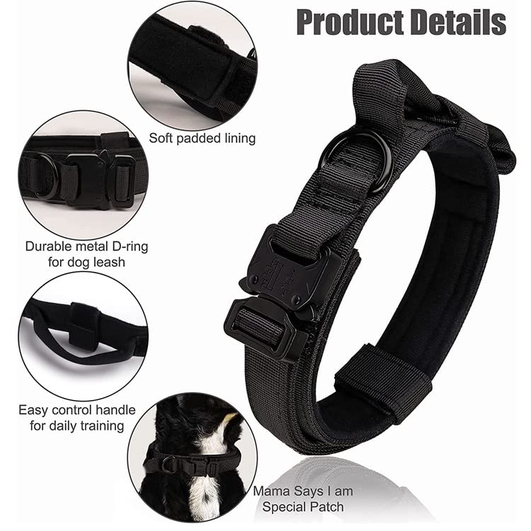 Collar táctico para perros A4DOG de nylon ajustable miniatura 5