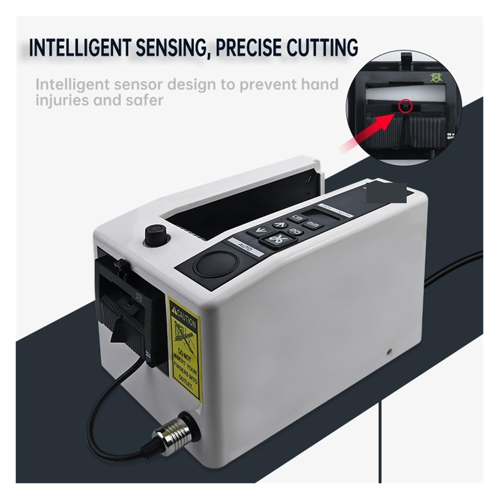 Dispensador Celo Automatico, Dispensador automático de cinta M1000, Máquina cortadora de cinta eléctrica, Máquina cortadora de cinta Intellint,para envíos, escuelas, hogares
