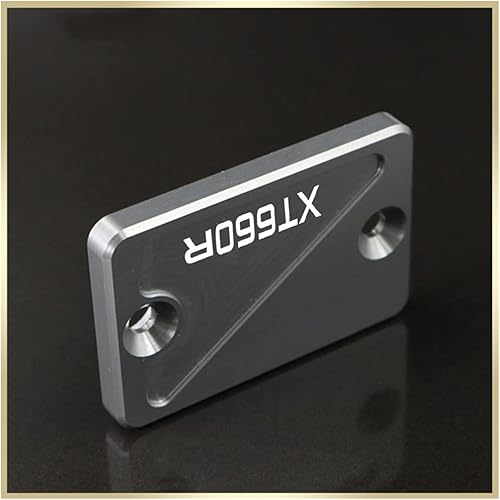 Miniatura 2 de Cubierta de depósito de líquido para Yamaha XT660R 2004-2014 de cilindro maestro de freno delantero CNC (color titanio)