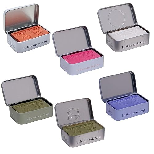 Miniatura 6 de La Maison du Savon de Marseille - Jabón de diseño de oliva con jabón de manteca de karité perfumado a aceite de oliva, soporte para jabón de