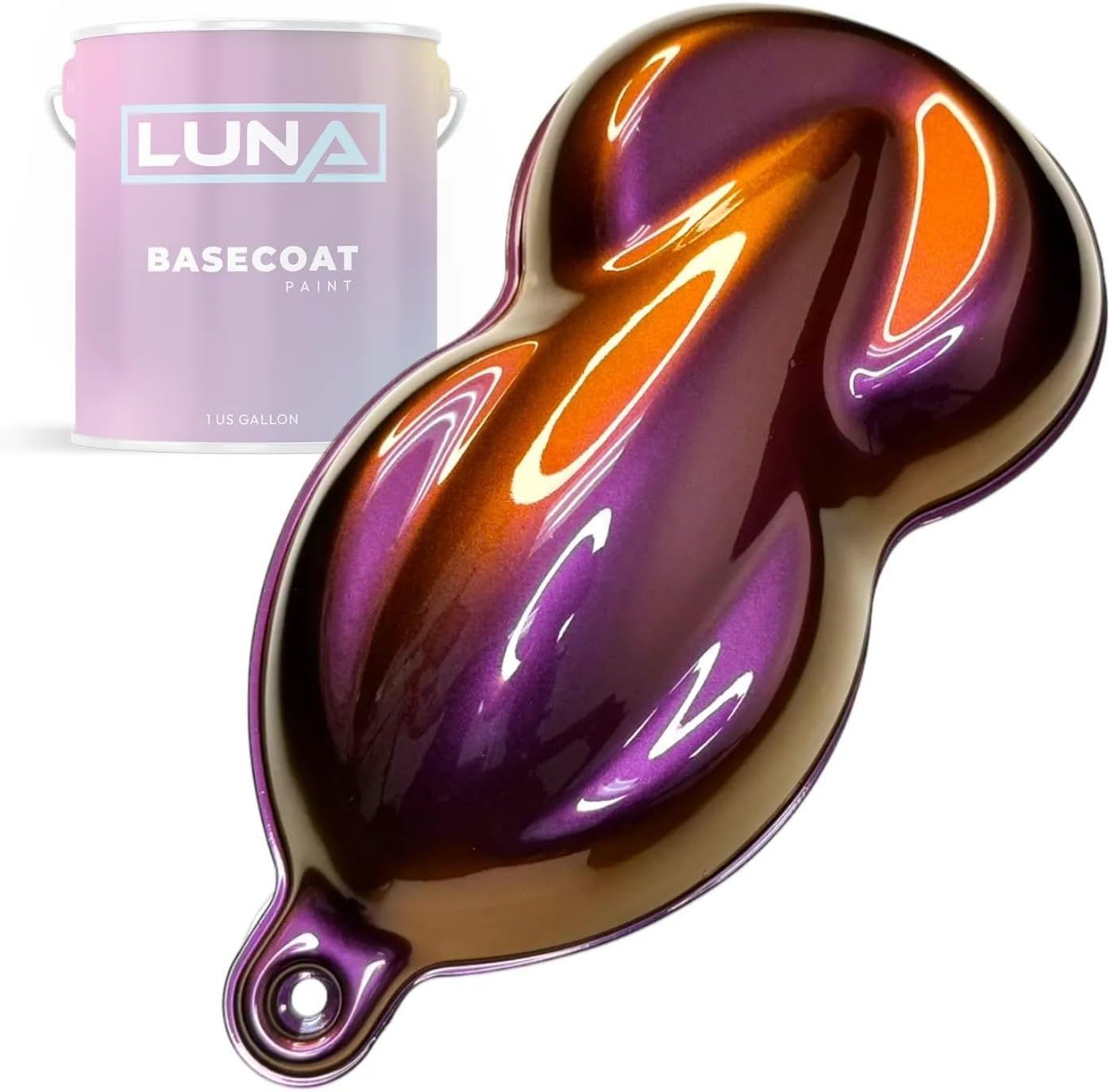 ZTR Midcoat - Purple/Maroon/Blue/Copper/Orange - Hypershift - 1 Gallon Professional Auto Paint for DIY Enthusiasts, Hobbyists, and Automotive Shops - Premium Quality for Professional Installers - Luna Eclipse