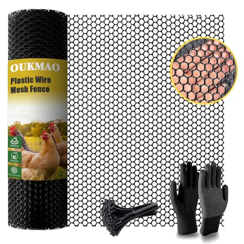 Grillage en plastique résistant pour protéger les chiens et lapins du jardin