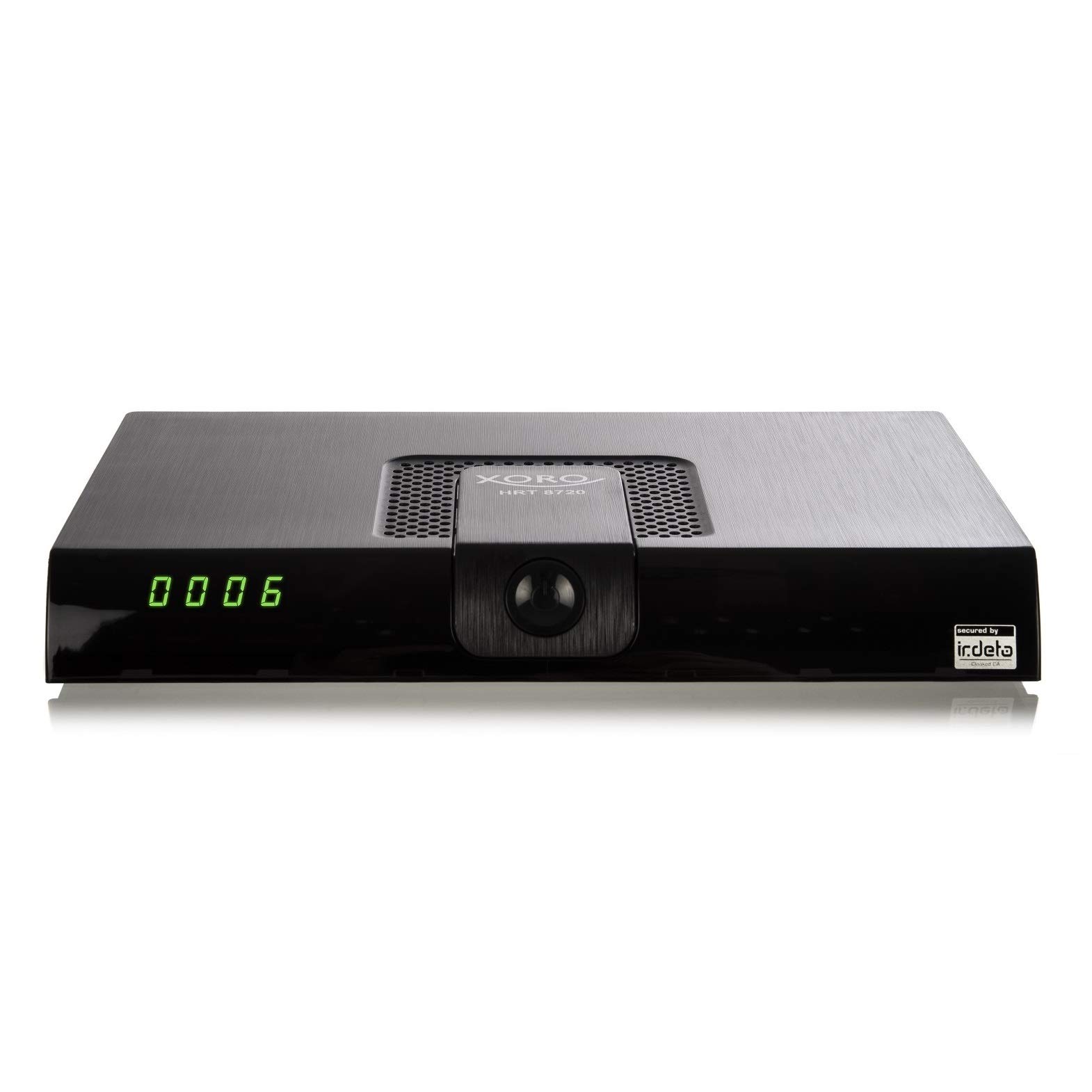 Xoro HRT 8720 KIT DVB-T2 Receiver (HDTV, 6 Monate freenet TV, PVR, aktive Zimmerantenne, 1,2m HDMI-Kabel) schwarz