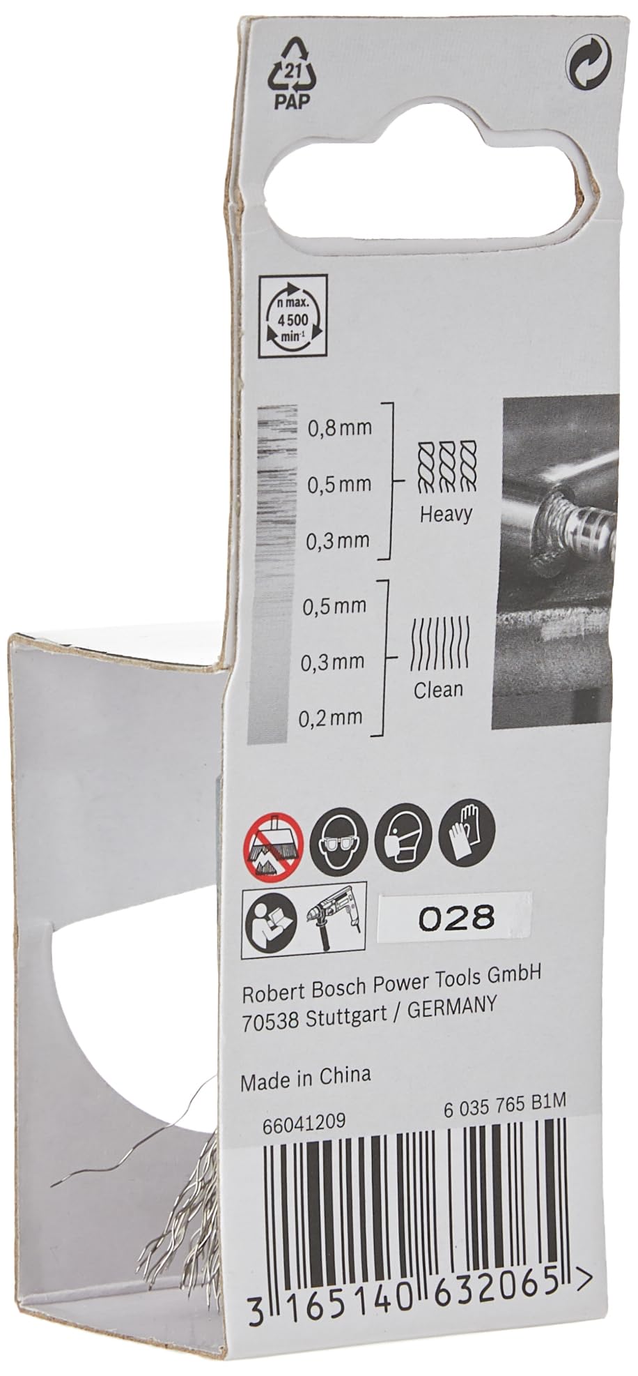 Bosch Professional SZCZOTKA PĘDZLOWA FAL.15X0,2X- INOX 6MM