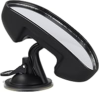 Vista 7 de Espejo retrovisor de bebé para automóvil, parabrisas frontal para bebé, espejo retrovisor para bebé, espejos ajustables de 360 grados para ver niños