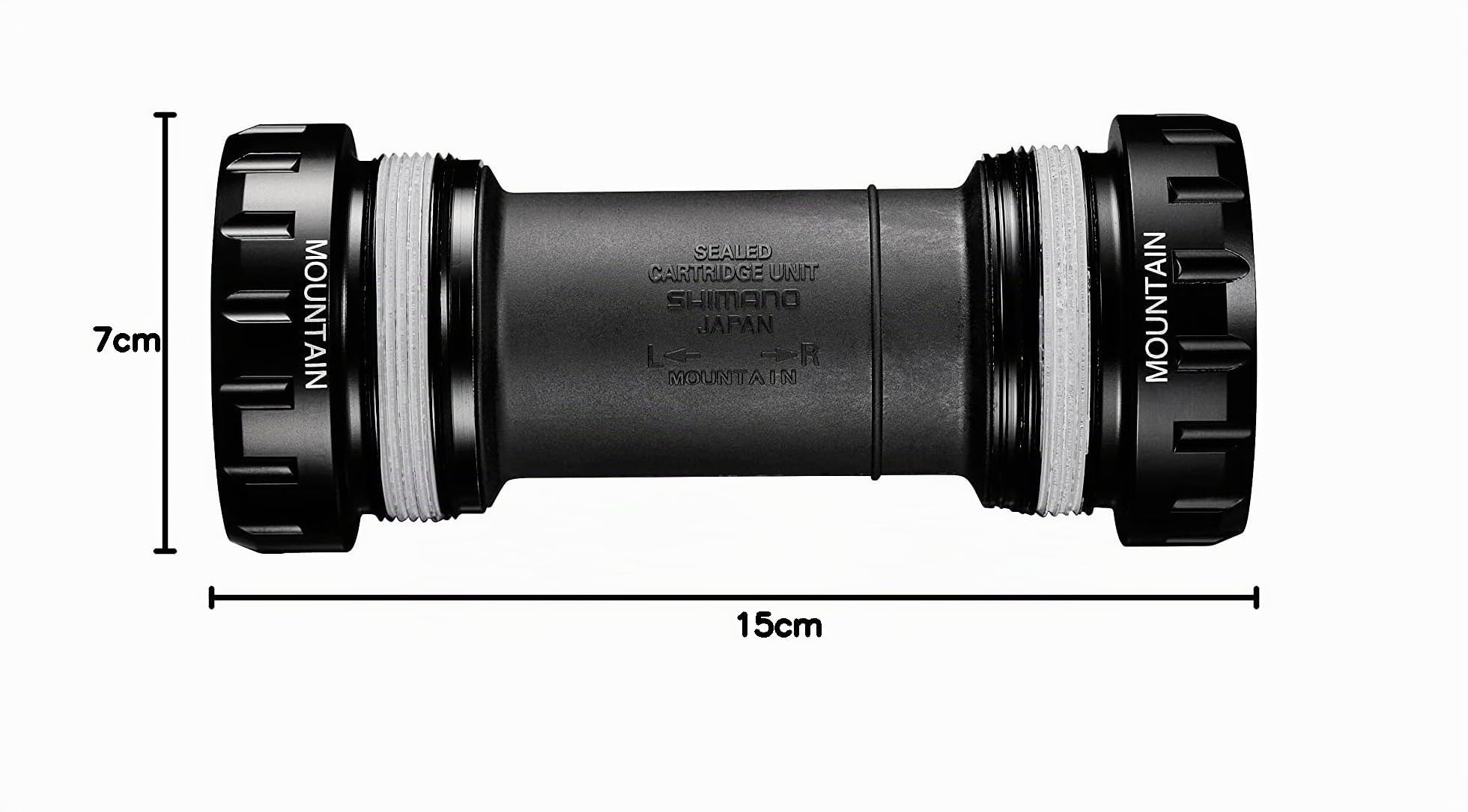 Shimano BB-MT801 MTB-Innenlager Hollowtech II BSA 68/73 Deore XT