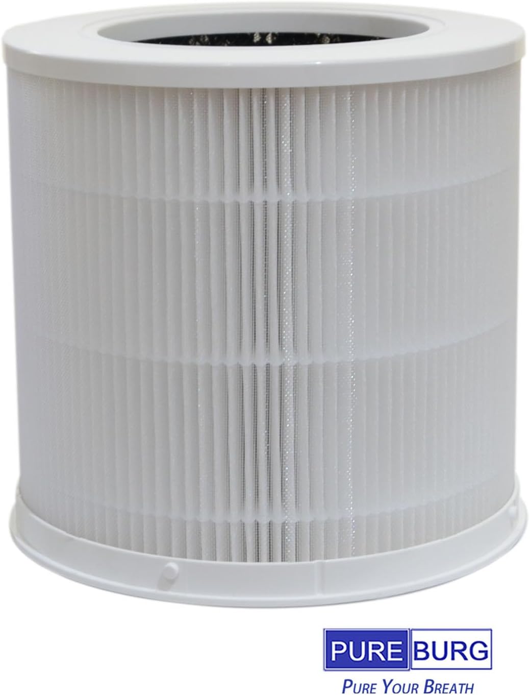 PUREBURG Replacement Filter Compatible with Xiaomi 4 Compact Smart Air Purifier, 2-Pack H13 HEPA 3-Stage Filtration Activated Carbon 2-in-1 - Image 2