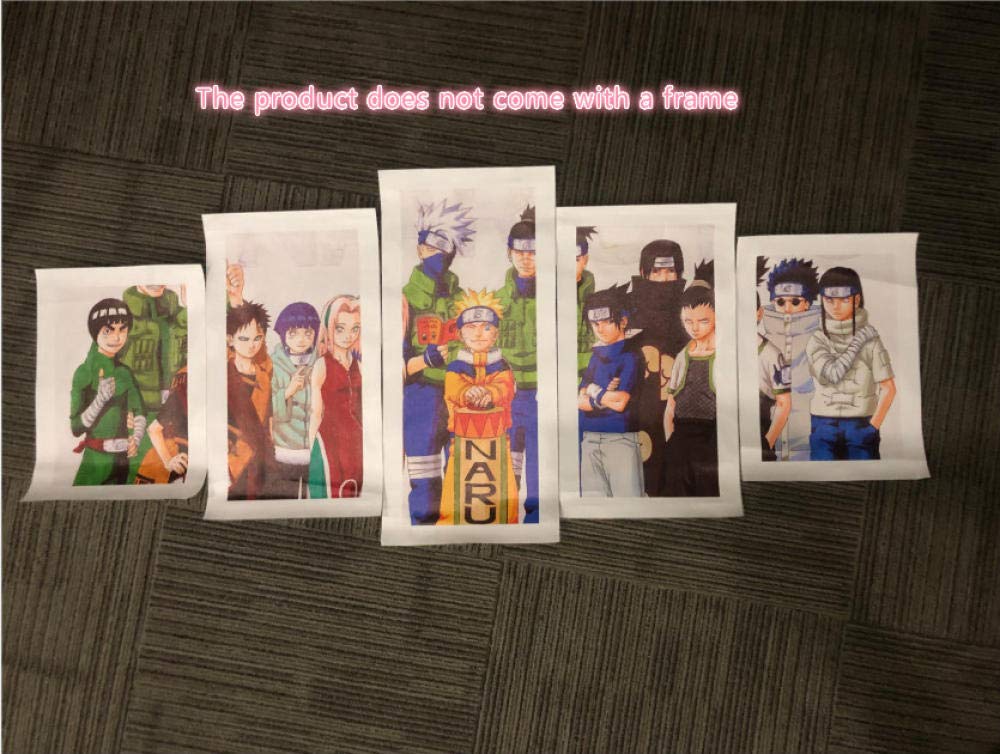 5 Pièces Affiches Dragon Ball Z Goku Végéta - Toile Murale Modulaire Pour Enfants Et Fans