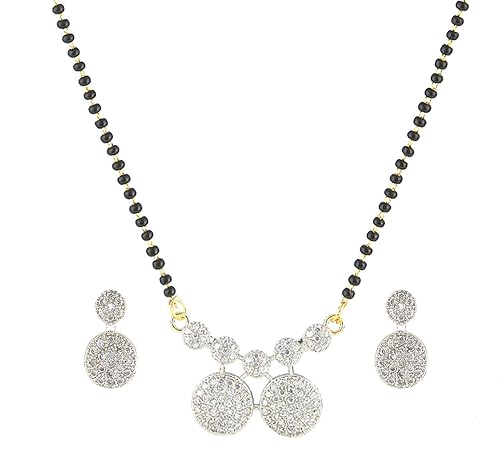 American Diamond Mangalsutra Set 
