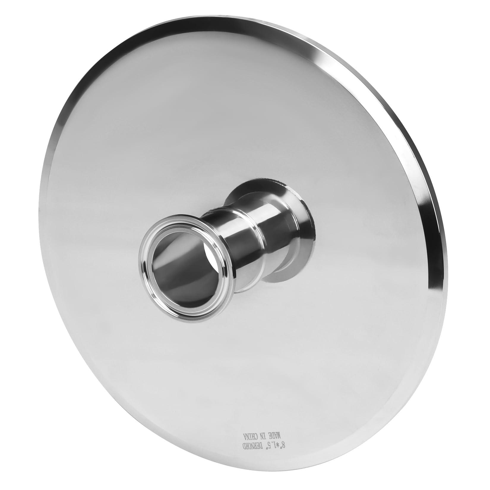 DERNORD Reductor concéntrico sanitario de acero inoxidable 304 con triple abrazadera, de acero inoxidable 304 (tamaño de la abrazadera tri: 8 x 1.5 pulgadas)