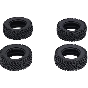 Rubber Wheel Tire Tyre Set, Strong Grip Tire Anti skid Wheel Tire Tyre Set for RC Car Accessory