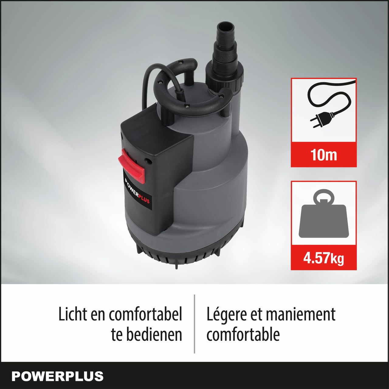 Power plus POWEW67920-750 W, pompa sommergibile, temperatura massima 35 °C e portata 12.500 l/h, pompa da giardino, pompa di aspirazione, pompa sommergibile, attrezzi da giardino