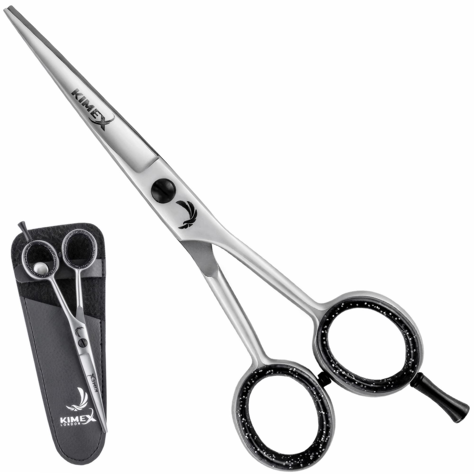 Kimex LondonProfessional 6" Hairdressing Scissor-Premium Stainless Steel Hair Cutting Shears-Barber Hair Scissor for Professional Hairdressers-for Salon Barbers, Men, Women, Children and Adults