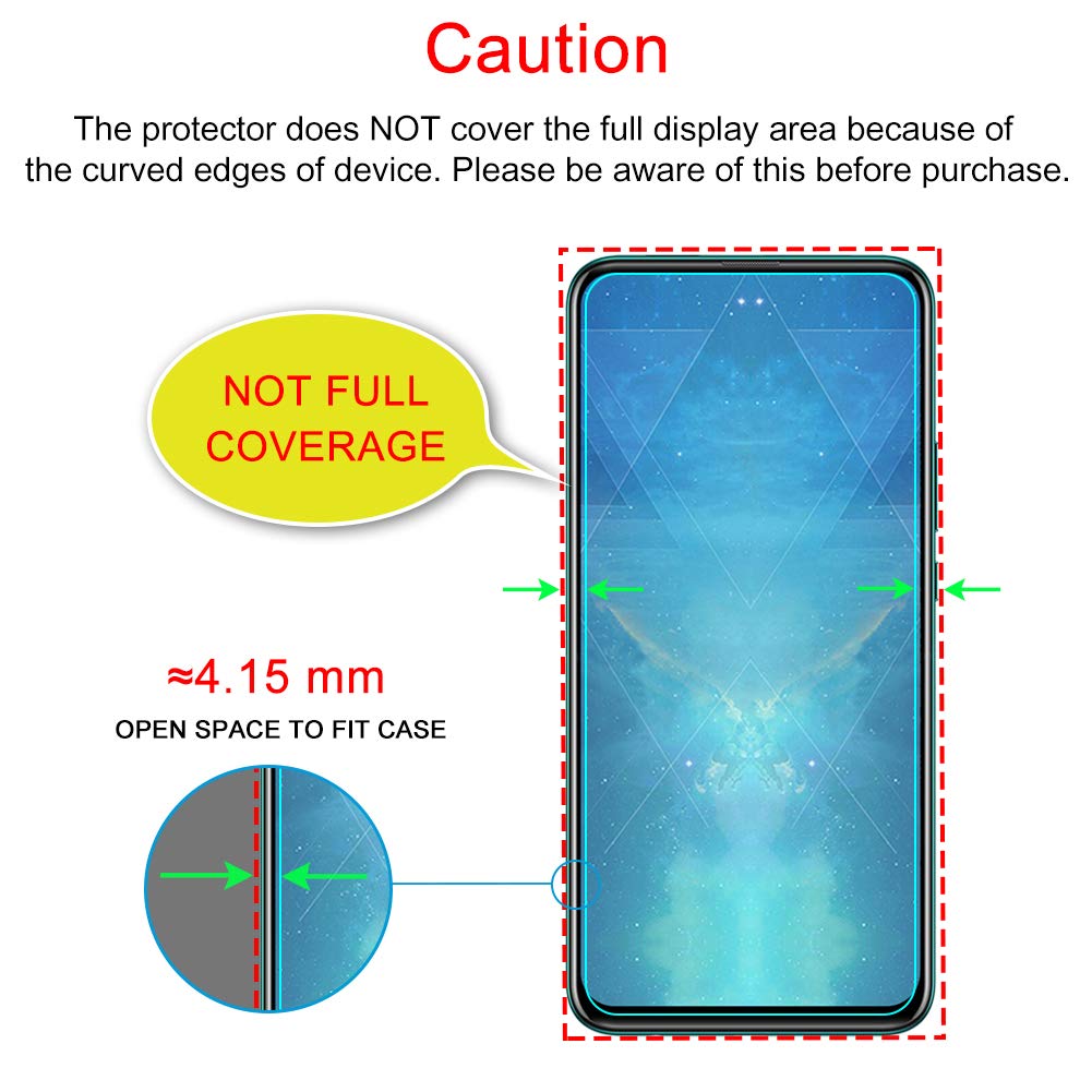 Pellicola Protettiva Opaca Per Huawei P Smart Z (3 Confezioni) | J&D Anti-Riflesso E Anti-Impronte | Non A Copertura Totale - 2