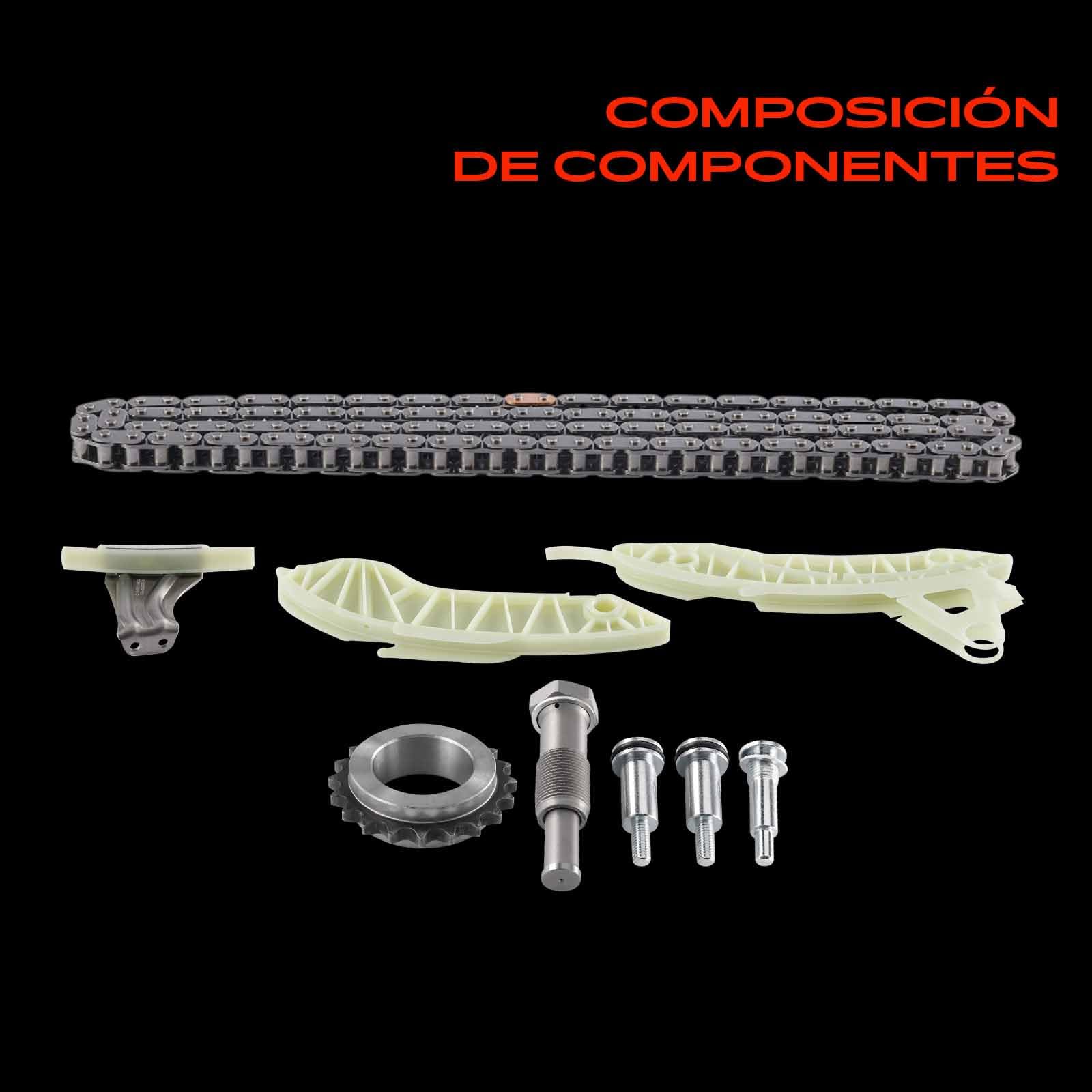 Frankberg Kit de cadena de distribución 11217588996 | Compatible con: DS5, M.i.n.i Convertible R57, 2008 I CU, C5 III Ruptura RW, Tipi de socio, 207 SW WK, 508 I 8D