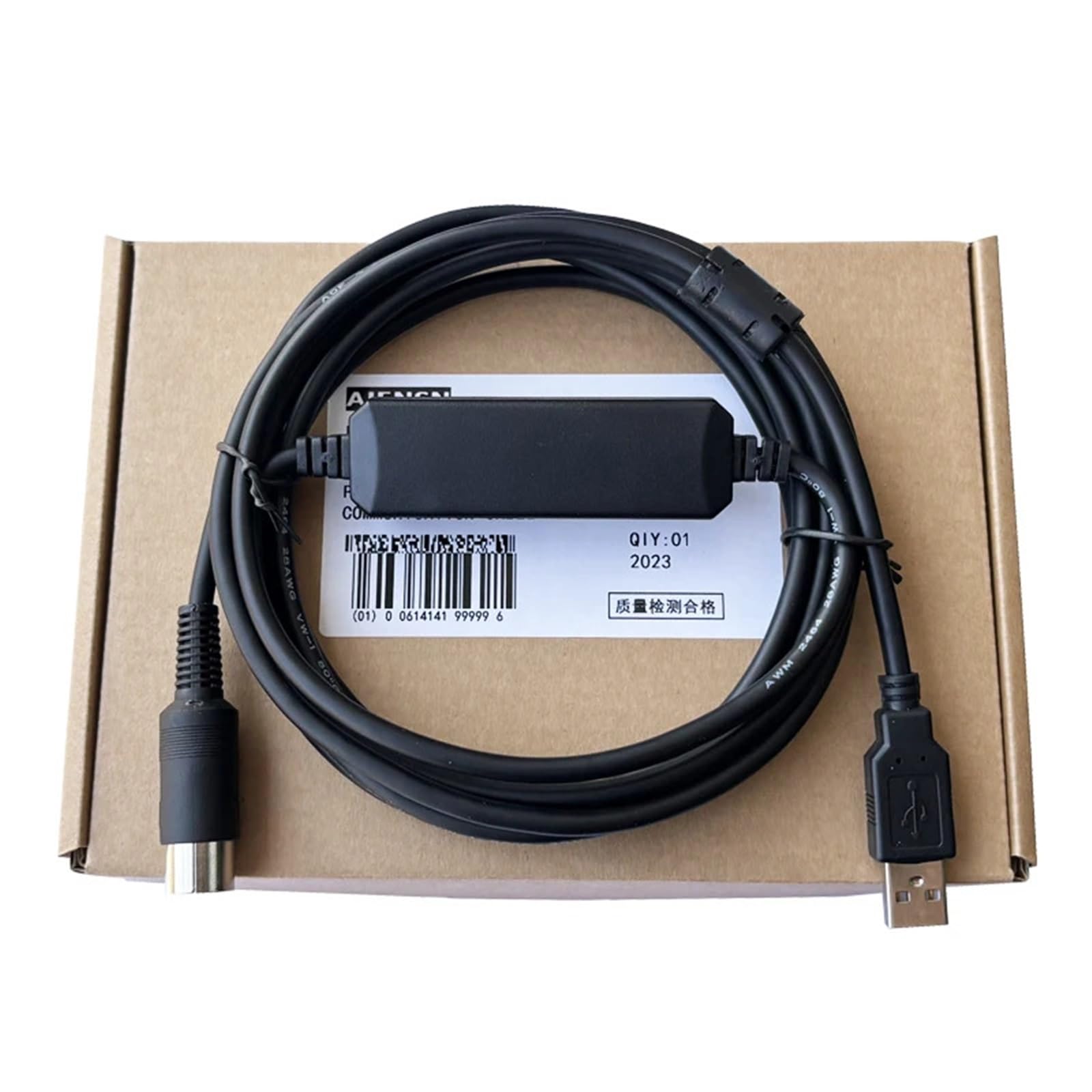 Cable de datos de conexión a PC y báscula electrónica de 5 pines USB a 5DIN Cable de comunicación RS232