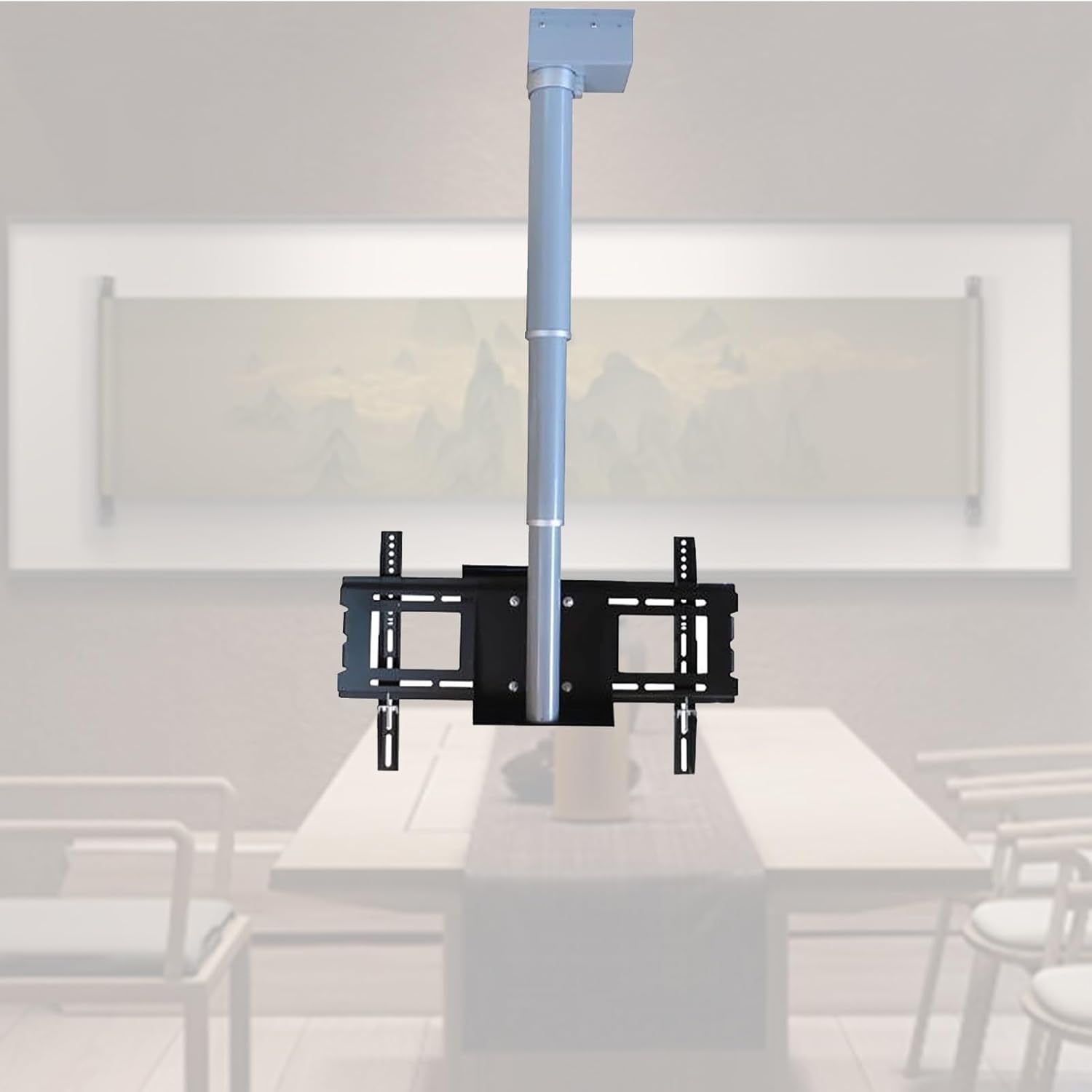 Electric TV Lift Adjustable Ceiling TV Mount Bracket TV