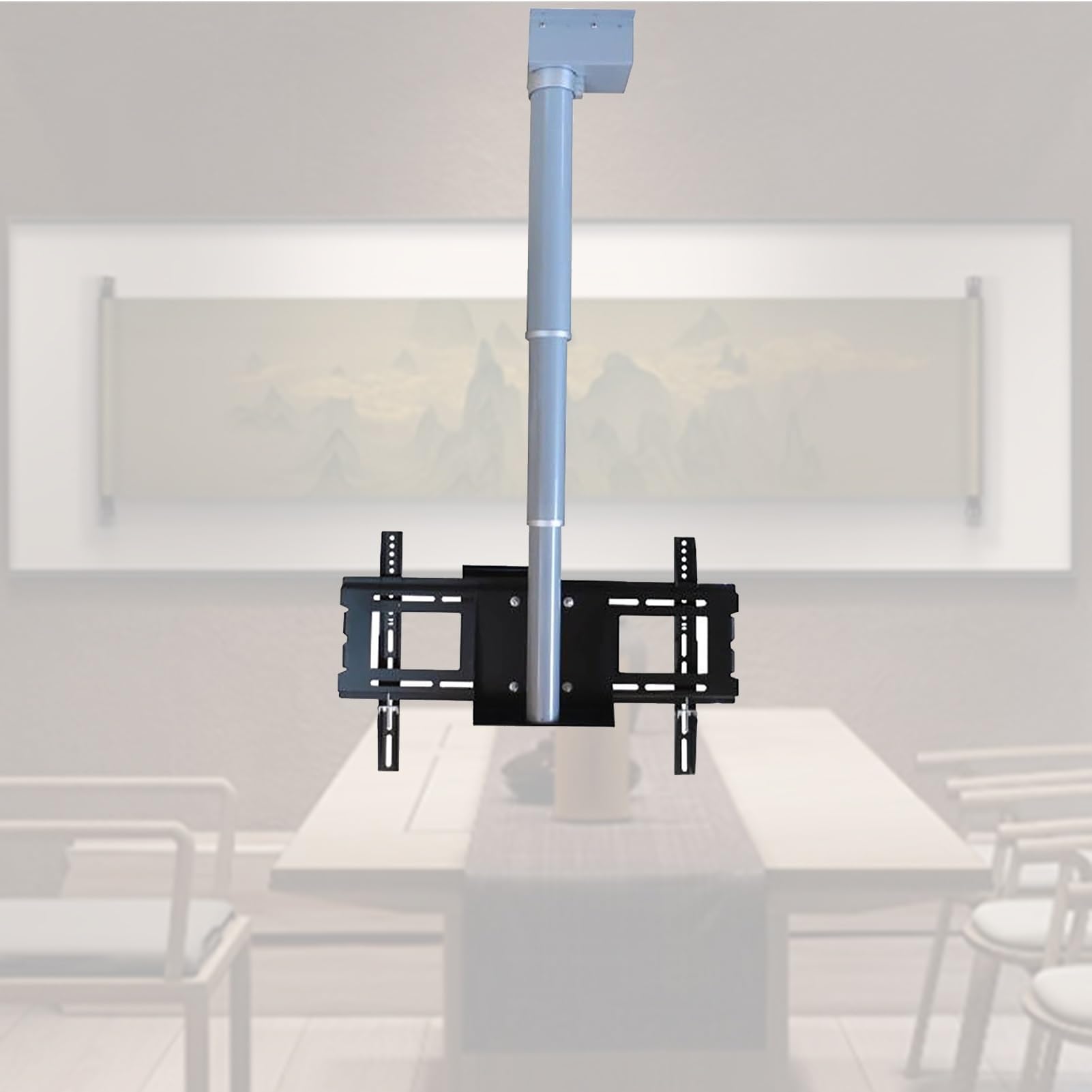 Elevador de TV eléctrico - Telescópico SSoporte para TV De Techo - Soporte de Pared de TV, Soporte Vertical motorizado con Control Remoto, Soporte de Techo motorizado (Size : 120cm)