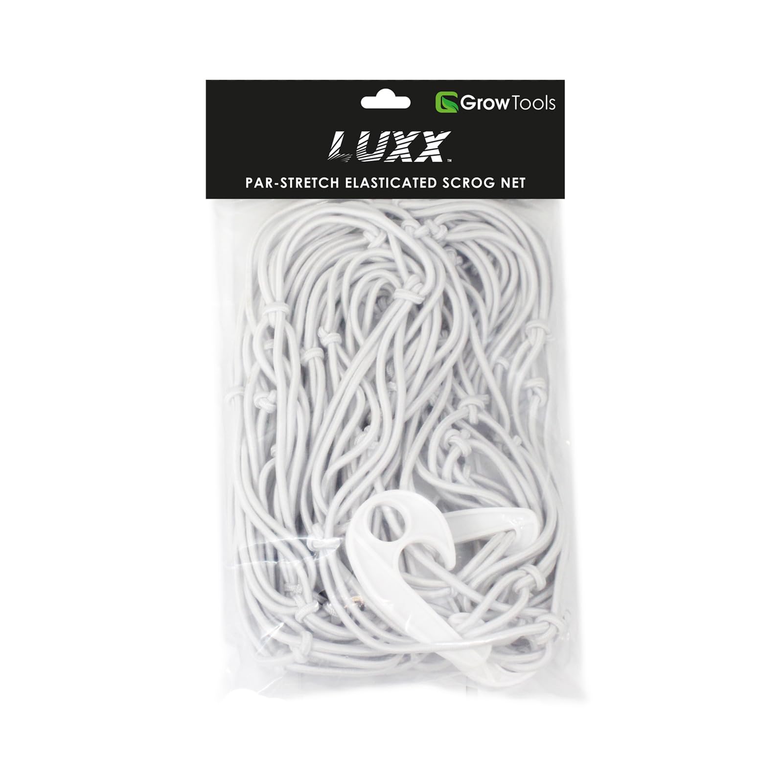 LUXX Scrog Net Elasticated Heavy Duty Grow Tent Room Mesh Netting Plant Support (60cm x 100cm)