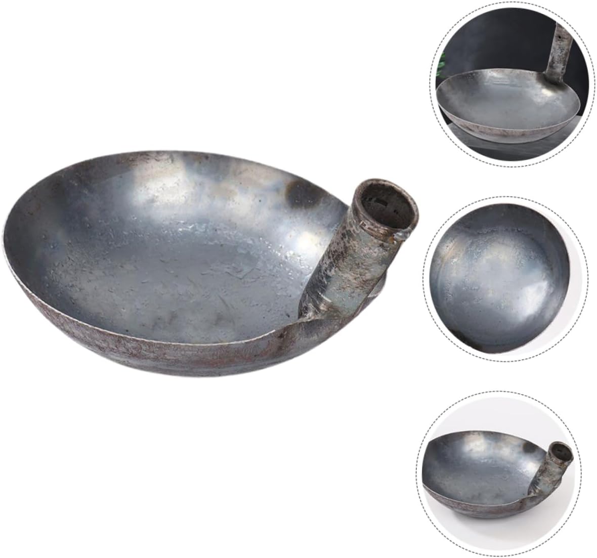 Large Capacity Iron Ladle Farming Industrial Scoop Easy Cleaning for Long-lasting Use