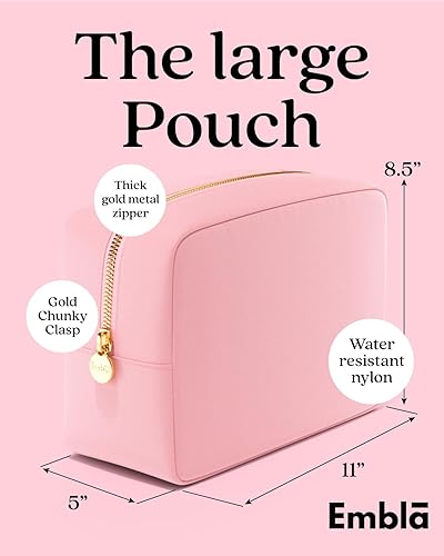 Miniatura 8 de Embla Bolsa de viaje para maquillaje, bolsa de cosméticos, bolsas de aseo lindo, organizador de maquillaje, bolsas de nailon con cremallera,