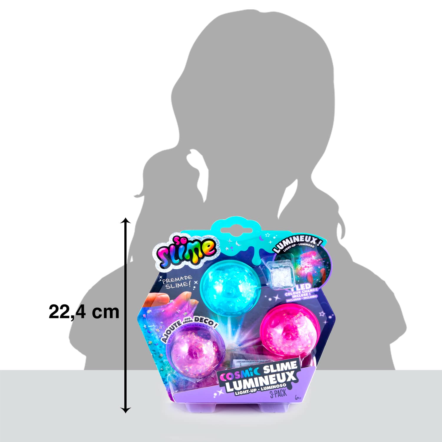 So Slime - Light Up Cosmic Crunch 3 Pack (213)