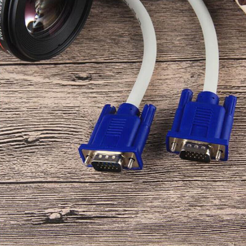 Techking 10-Meter VGA Cable: Versatile 15-Pin Male to Male VGA Cable for Seamless Connections Across Laptops, PCs, Monitors, LCDs, LED TVs, and DVRs - Image 2