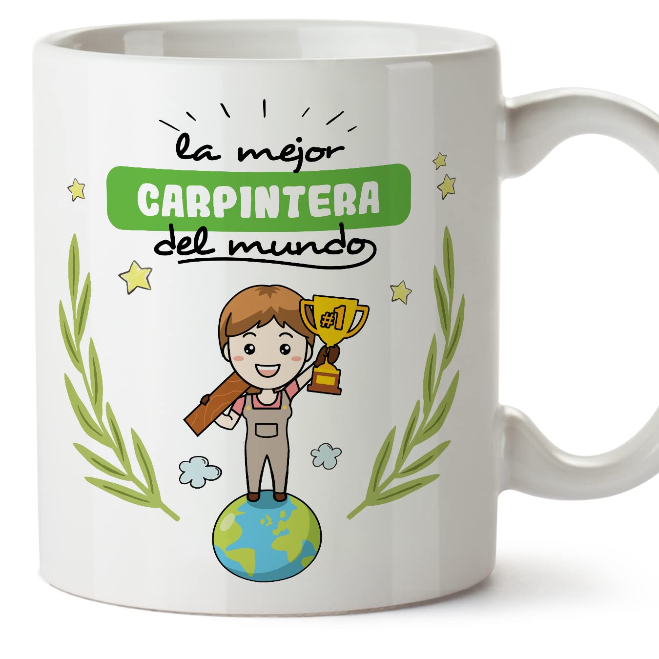 MUGFFINS Taza Fisioterapeuta Hombre (Mejor del Mundo) - Regalos Originales y Divertidos de Fisioterapia — view 140