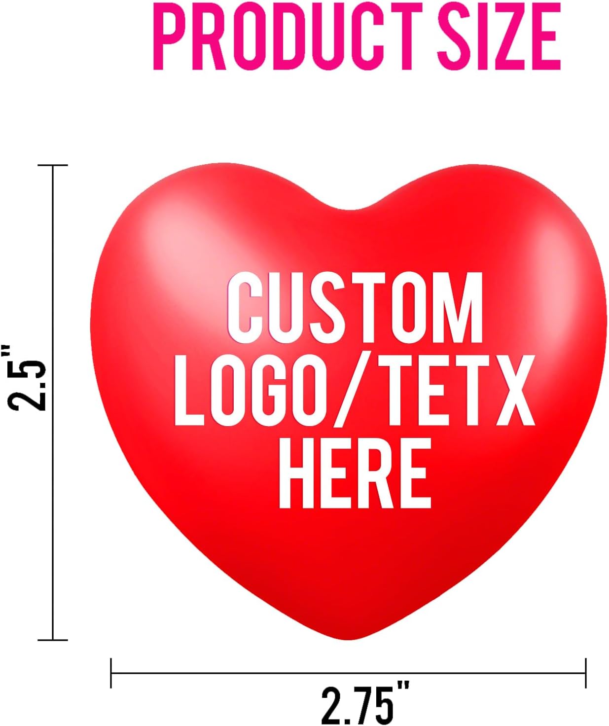 10-1000 Pcs Custom Stress Balls with Logo Text Personalized Stress Balls for Adults Bulk Customized Motivational Squeeze Balls Gifts for Office