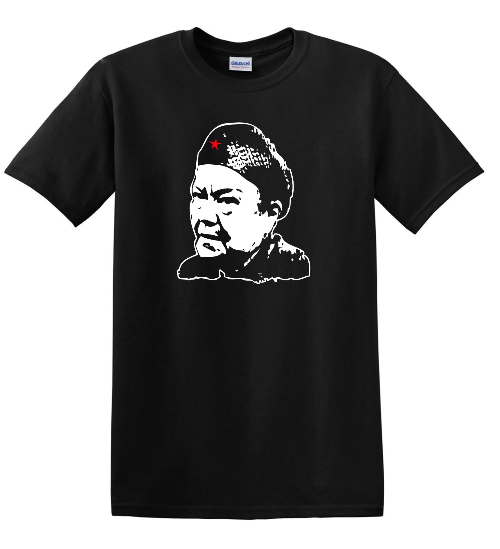 ENA Sharples Coronation Street Che Guevara Retro Style Heavy Cotton t-Shirt Black