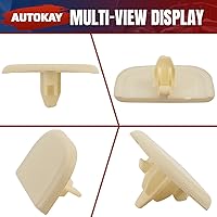 Vista 3 de AUTOKAY Dune - Clip para visera solar DS7Z4273AA para Ford Fusion MKZ Edge 2013-2016