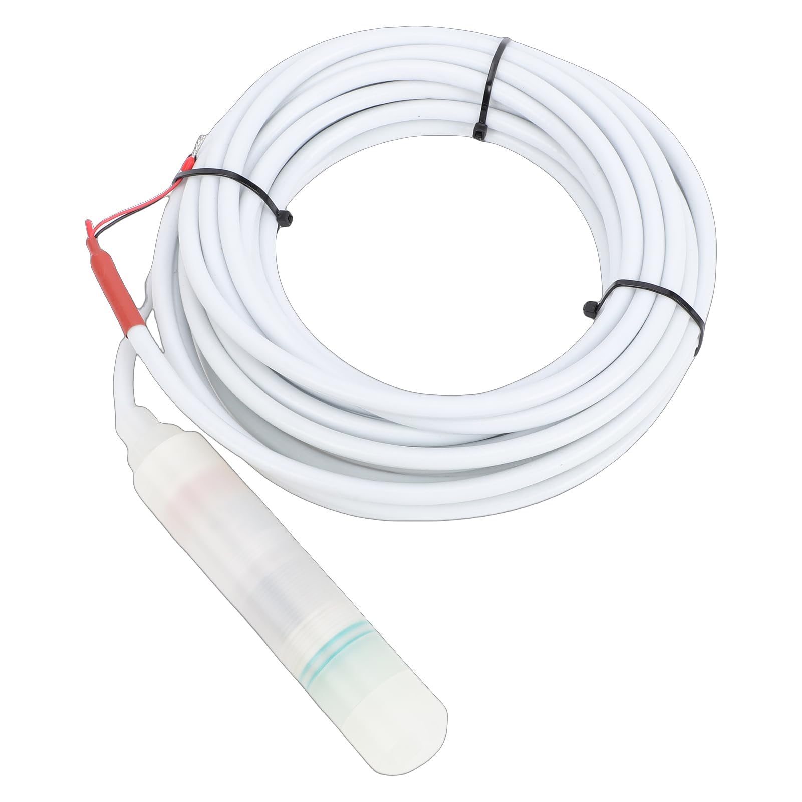 Transmisor de Nivel Sumergible Sensor de Nivel de Líquido con Cable de 10 M para Medición de Agua Material PP Duradero (Rango 0-10M (Cable 10m))