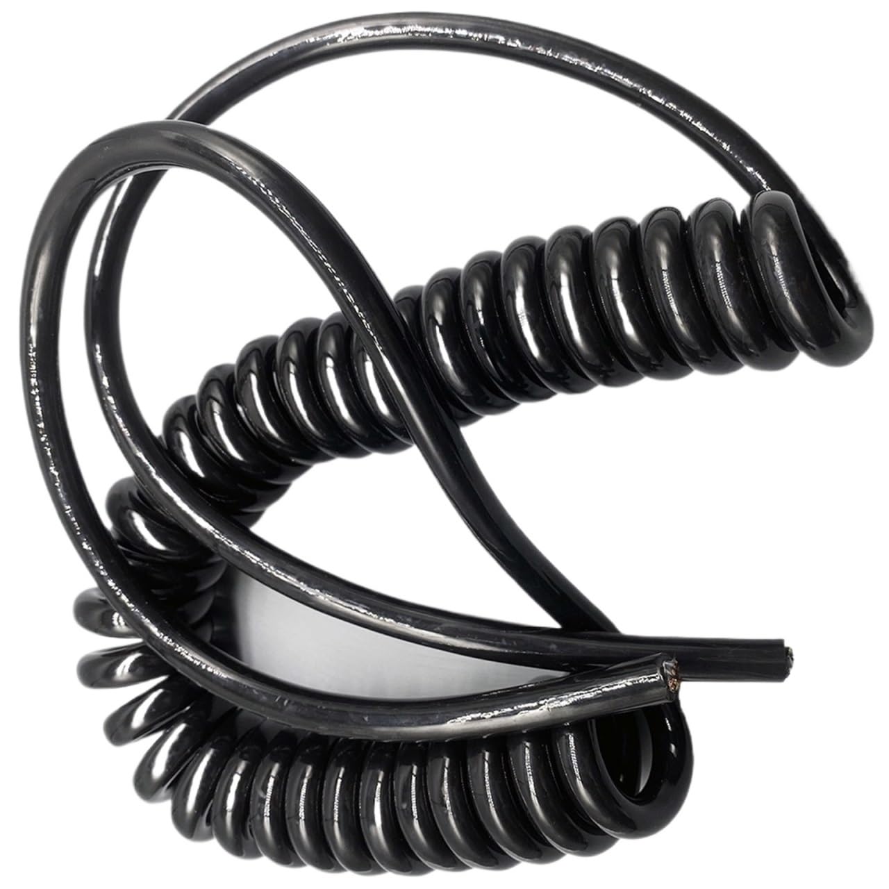 Cable Cord Spring Wire 12 core 1.5 Square Spring Telescopic Wire Cable PU Mechanical Electric Connecting Cable Spiral Extension