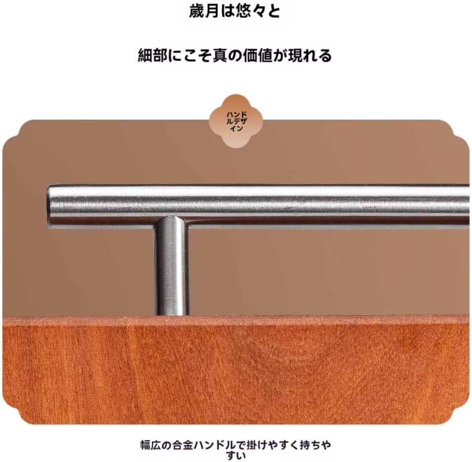 Diexgiyローズウッド無垢材まな板、家庭用、厚みのある、抗菌・防カビ加工 (ローズウッド [40&times;28&times;2.5cm] 3～5人用